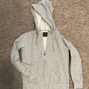 FIGS women’s essential hoodie, XS Heather grey